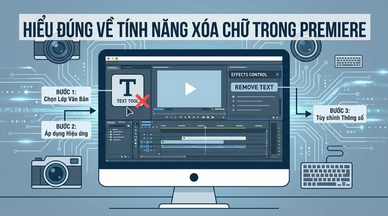 Hiểu đúng về tính năng xóa chữ trong Premiere