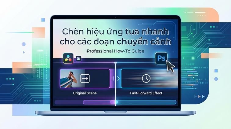 Chèn hiệu ứng tua nhanh cho các đoạn chuyển cảnh