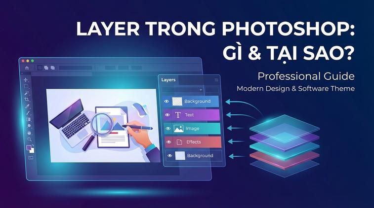 Layer trong Photoshop là gì và tại sao cần tách layer?