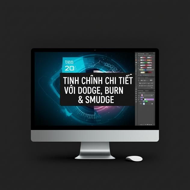 Tinh Chỉnh Chi Tiết Với Dodge, Burn & Smudge