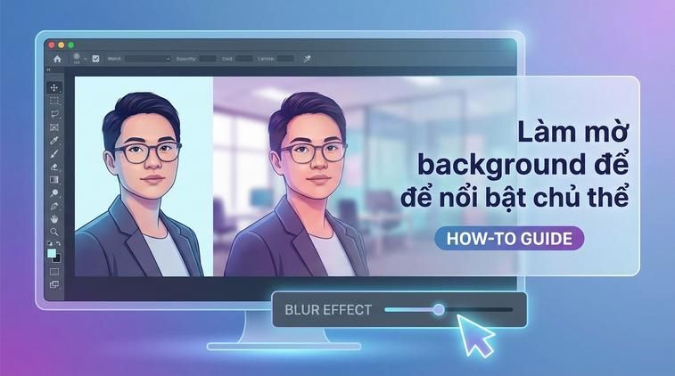 Làm mờ background để nổi bật chủ thể