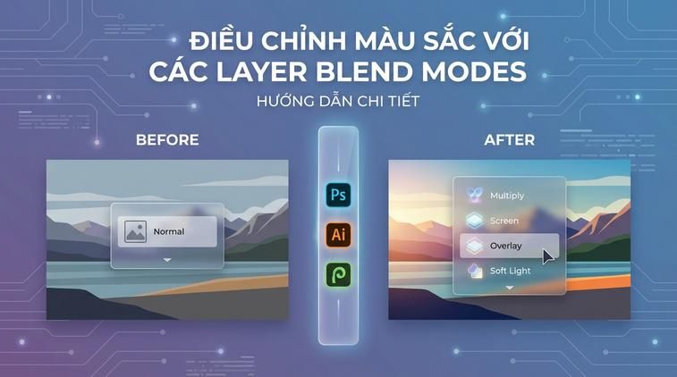 Điều chỉnh màu sắc với các Layer Blend Modes