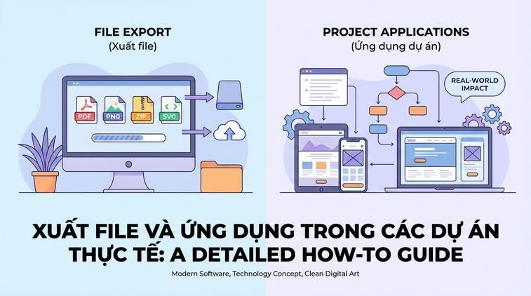 Xuất file và ứng dụng trong các dự án thực tế