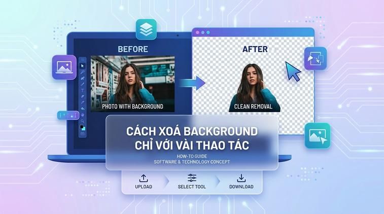 Cách xoá background chỉ với vài thao tác