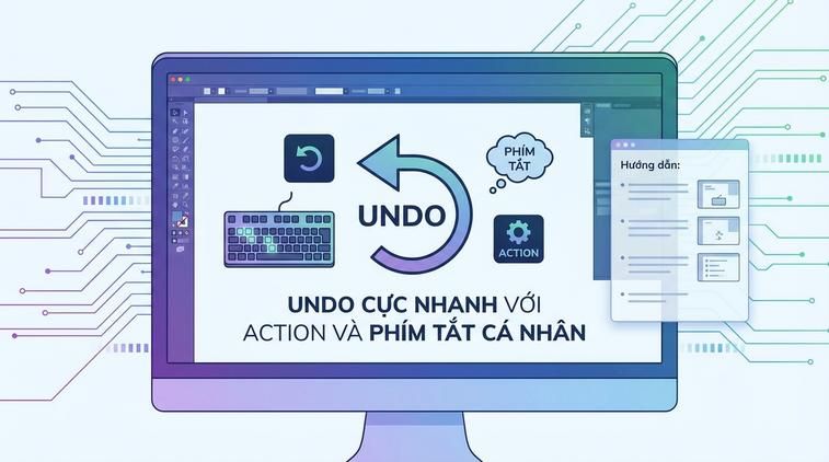 Undo cực nhanh với Action và phím tắt cá nhân