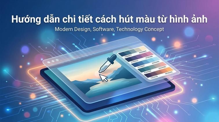 Hướng dẫn chi tiết cách hút màu từ hình ảnh