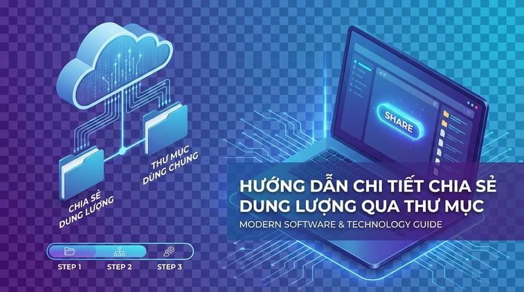 Hướng dẫn chi tiết share dung lượng qua thư mục