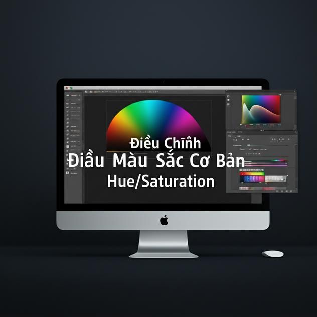 Điều Chỉnh Màu Sắc Cơ Bản Bằng Hue/Saturation