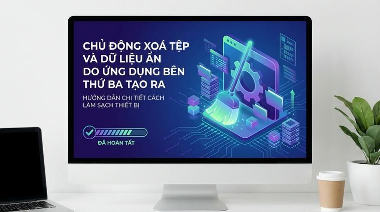 Chủ động xoá tệp và dữ liệu ẩn do ứng dụng bên thứ ba tạo ra