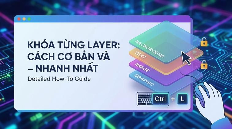 Khóa từng layer: Cách cơ bản và nhanh nhất