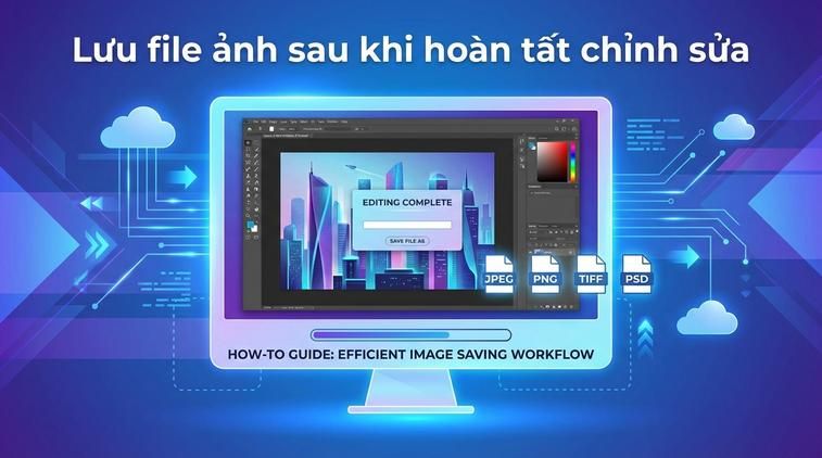 Lưu file ảnh sau khi hoàn tất chỉnh sửa