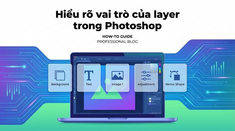 Hiểu rõ vai trò của layer trong Photoshop