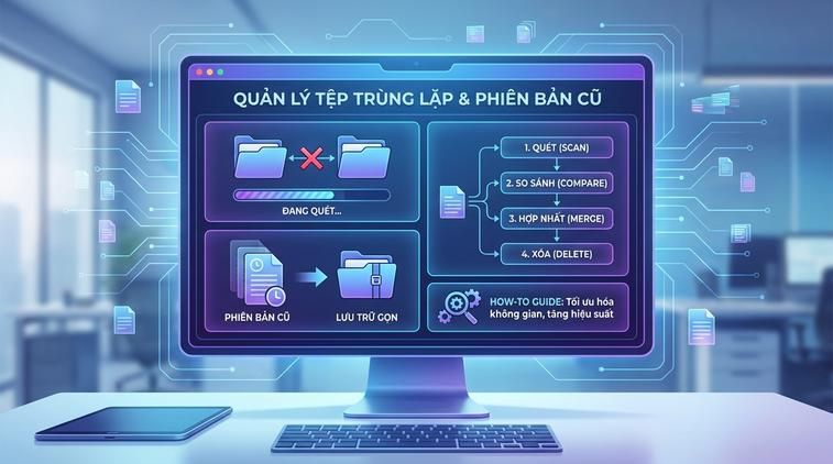 Quản lý tệp trùng lặp, phiên bản cũ