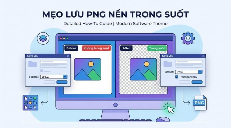 Mẹo lưu PNG với nền trong suốt đúng chuẩn