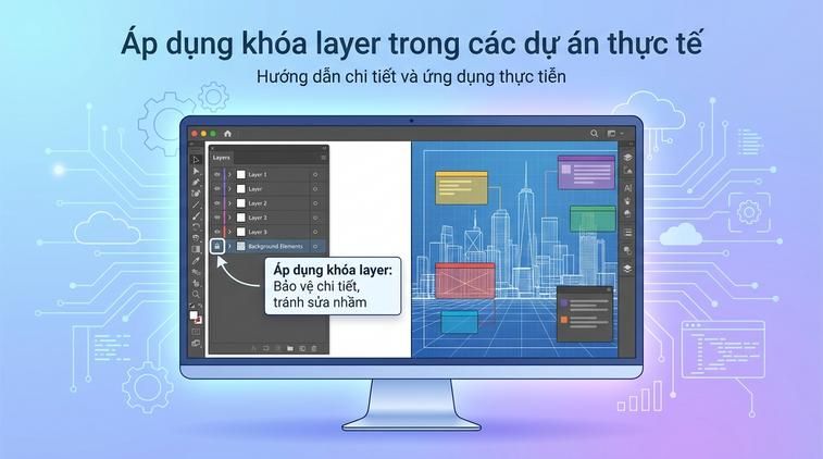 Áp dụng khóa layer trong các dự án thực tế