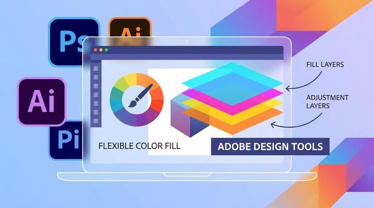 Sử dụng Layer Fill & Adjustment Layer cho fill màu linh hoạt