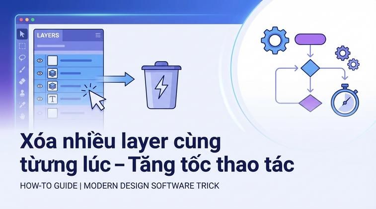 Xóa nhiều layer cùng lúc – Tăng tốc thao tác