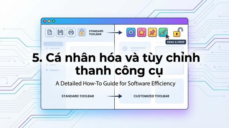 5. Cá nhân hóa và tùy chỉnh thanh công cụ