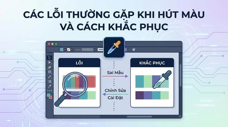 Các lỗi thường gặp khi hút màu và cách khắc phục