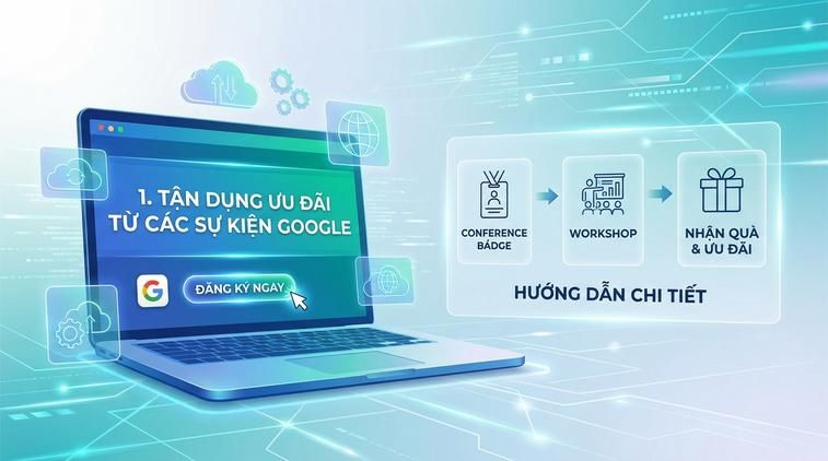 1. Tận dụng ưu đãi từ các sự kiện của Google