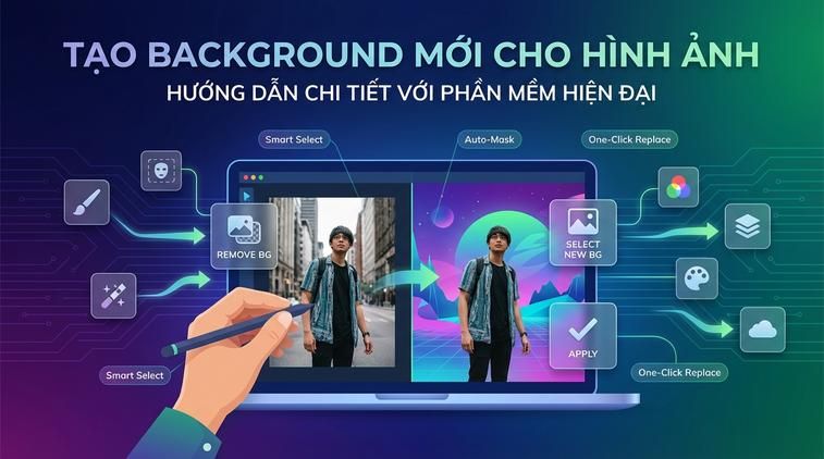 Tạo background mới cho hình ảnh