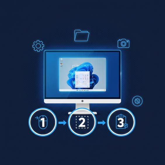 Cách chụp màn hình máy tính Win 10 bằng chuột