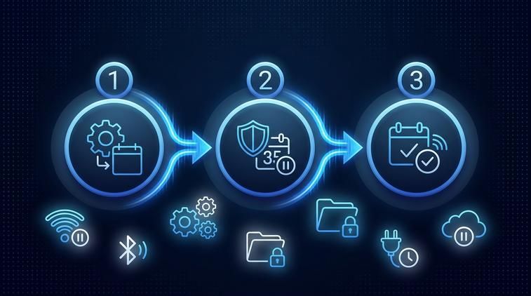 Pause updates lên đến 35 ngày