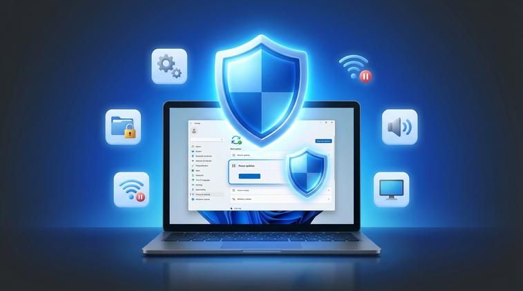 Tạm dừng cập nhật ngay lập tức bằng Pause Updates