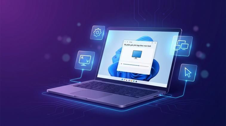 Độ phân giải phù hợp theo màn hình