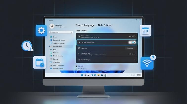 Giờ máy tính sai gây lỗi gì?