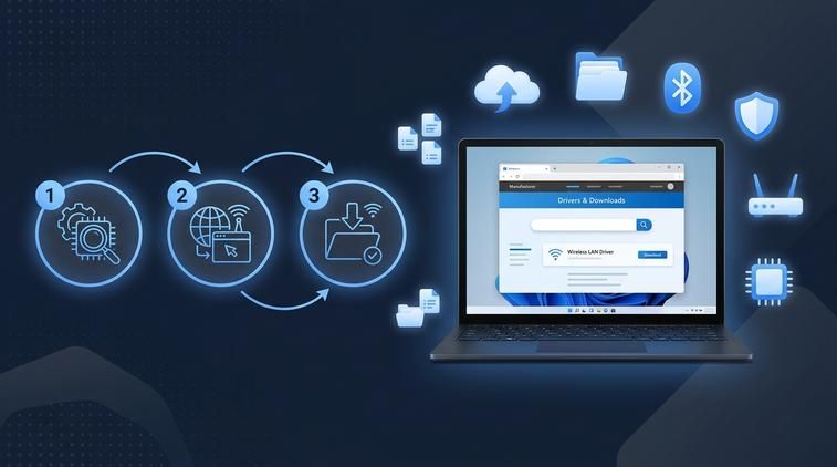 Tải driver wifi Win 10 từ trang hãng máy tính