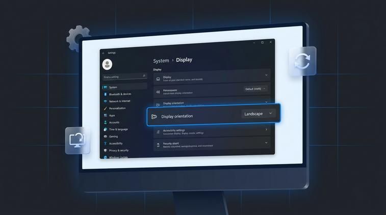 Màn hình bị xoay ngang Win 10 - xảy ra do đâu?