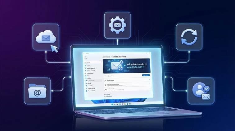 Đồng bộ và quản lý email trên Win 11