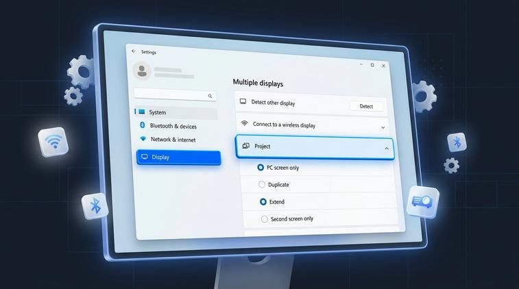 Máy chiếu không nhận tín hiệu Win 10 - nguyên nhân phổ biến