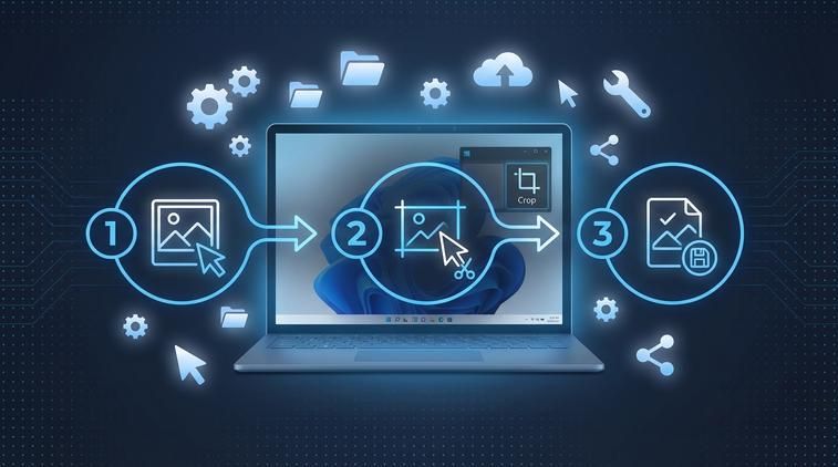 Cách cắt ảnh trên máy tính Win 10