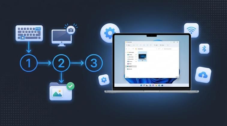 Windows + PrtSc lưu tự động