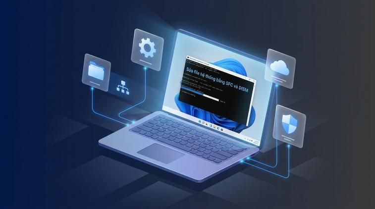 Sửa file hệ thống bằng SFC và DISM