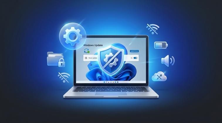 Dùng Windows Update Blocker - 1 click tắt/bật dịch vụ cập nhật