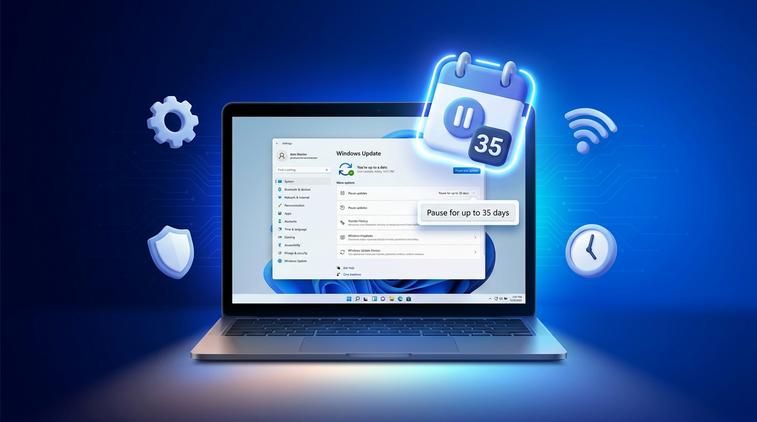 Pause updates lên đến 35 ngày
