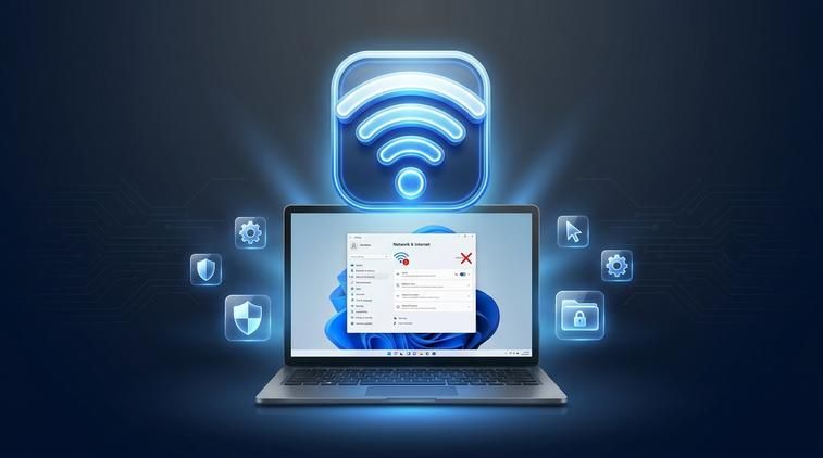 Sửa laptop không hiện WiFi Win 10 - không scan thấy mạng