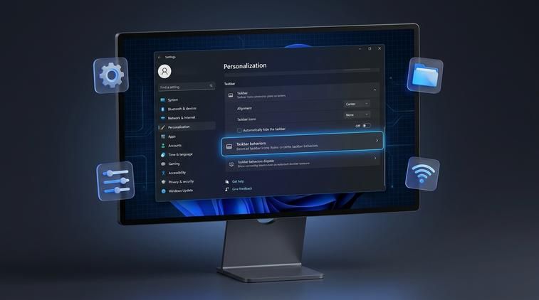 Thanh taskbar Win 11 thay đổi hoàn toàn - icon giữa màn hình, giao diện mới