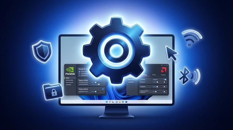 Chỉnh qua NVIDIA Control Panel / AMD Radeon Settings