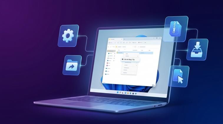 Giải nén bằng 7-Zip