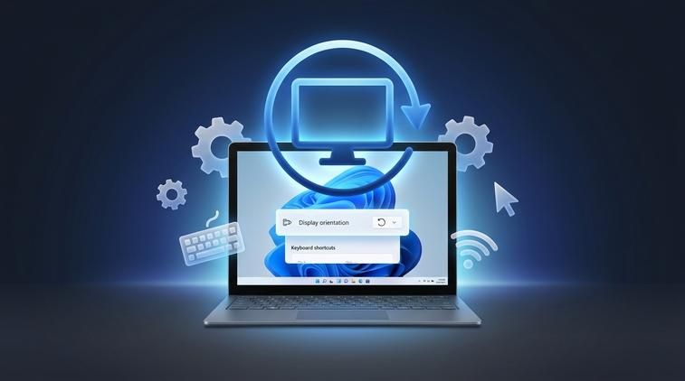 Dùng phím tắt xoay màn hình Win 10