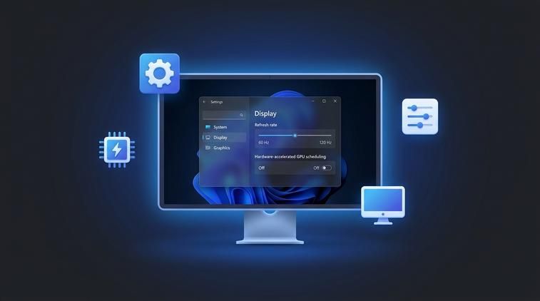 Chỉnh Refresh Rate và tắt Hardware Acceleration