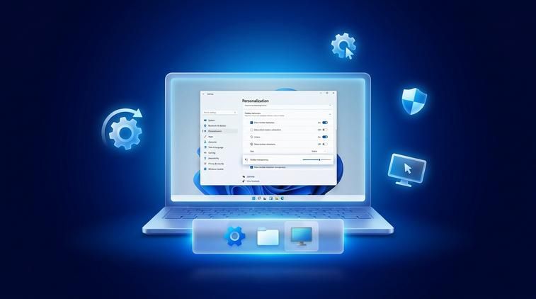 Chỉnh kích thước icon, màu taskbar, làm trong suốt thanh taskbar Win 10