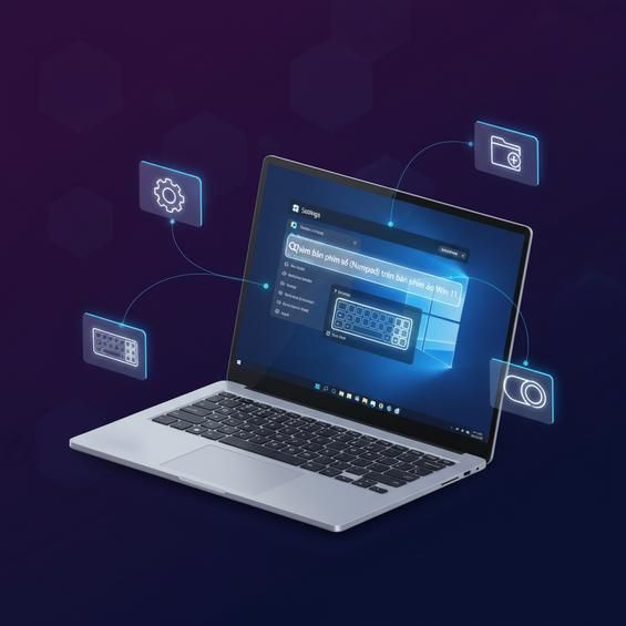 Thêm bàn phím số (Numpad) trên bàn phím ảo Win 11