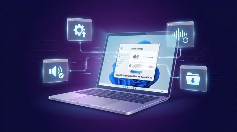 Cập nhật hoặc cài lại driver âm thanh Win 10