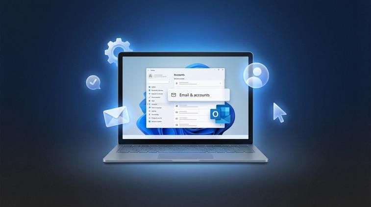 Cách đăng xuất Outlook trên Win 11