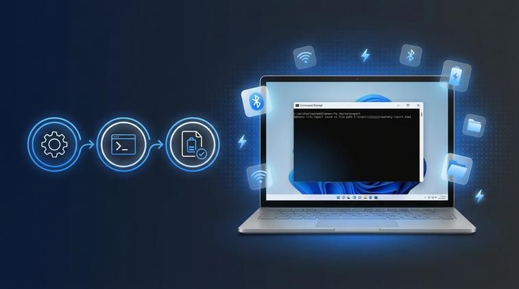 Tạo Battery Report bằng CMD